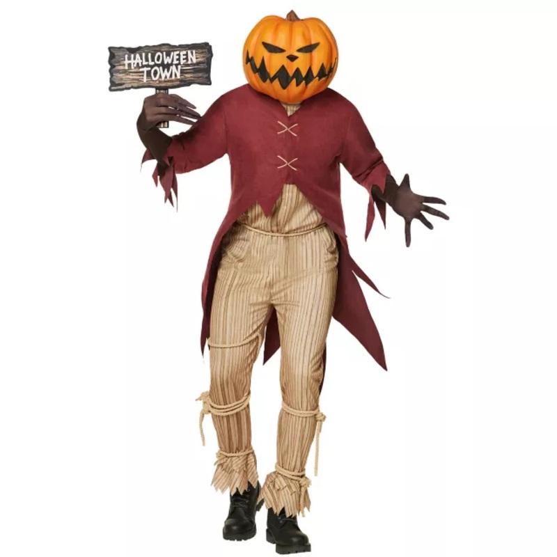 Adult Pumpkin King Jack Costume - The Nightmare Before Christmas MULTI-COLOR ADULT SMALL