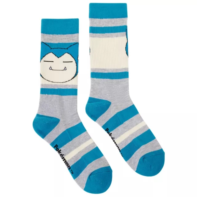Adult Snorlax Crew Socks - Pokmon TEAL ONE SIZE FITS MOST