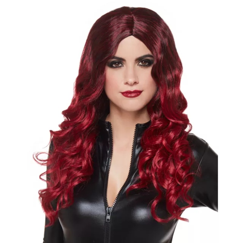 Burgundy Ombre Wig BURGUNDY ONE SIZE FITS MOST