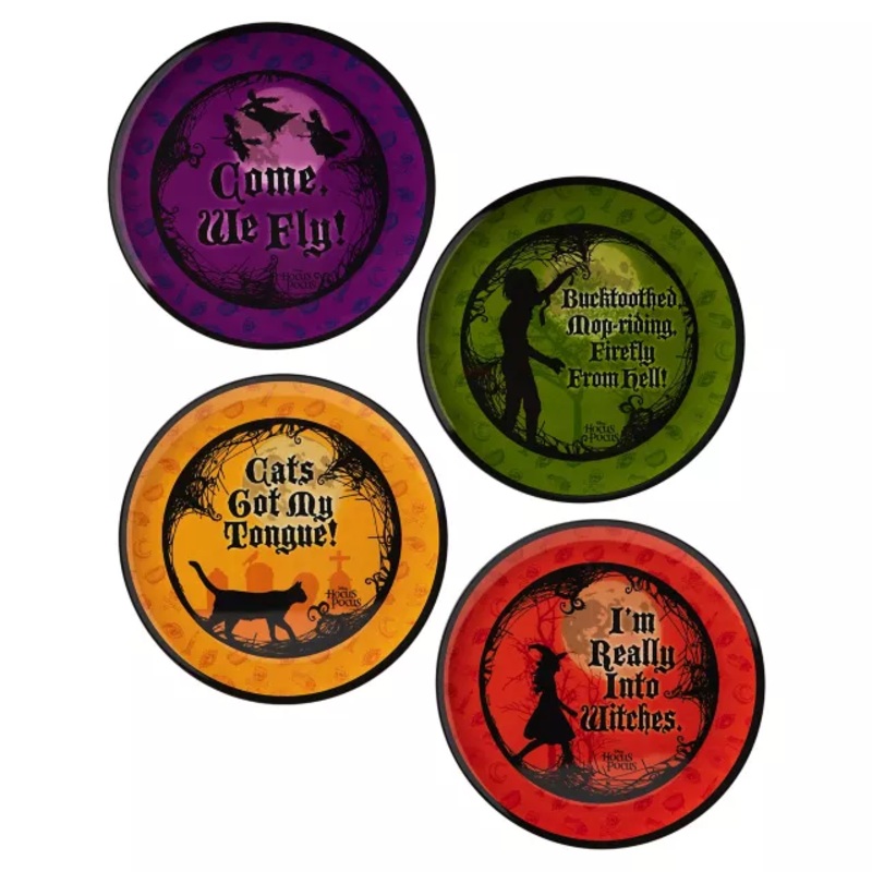 Cats Got My Tongue Hocus Pocus Plates - 4 Pack MULTI-COLOR