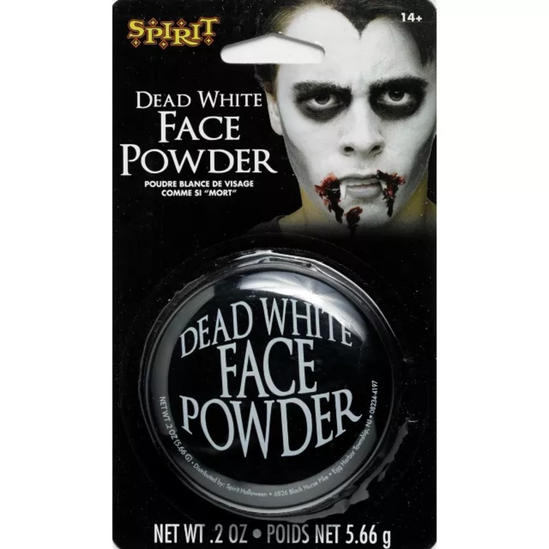 Dead White Face Powder Makeup WHITE No Size