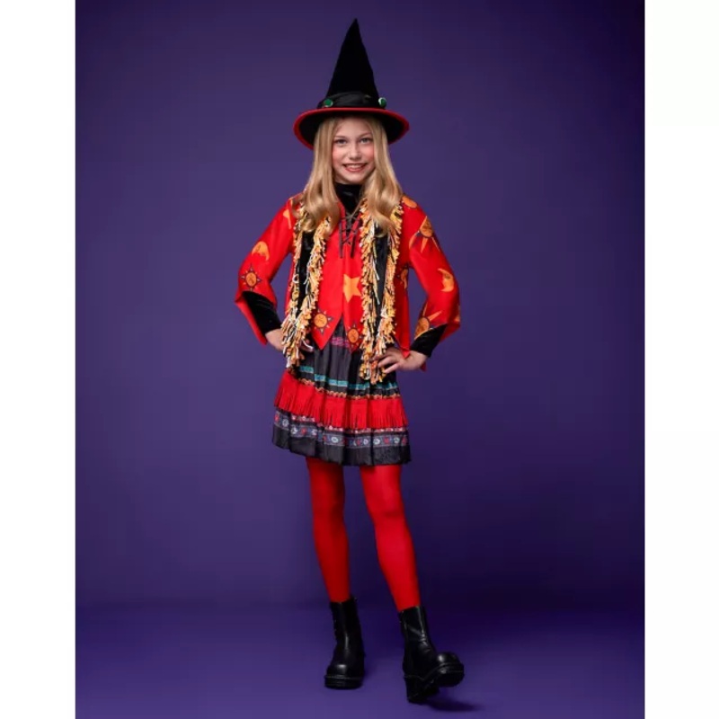 Girls Dani Dennison Costume  Hocus Pocus RED CHILD SMALL