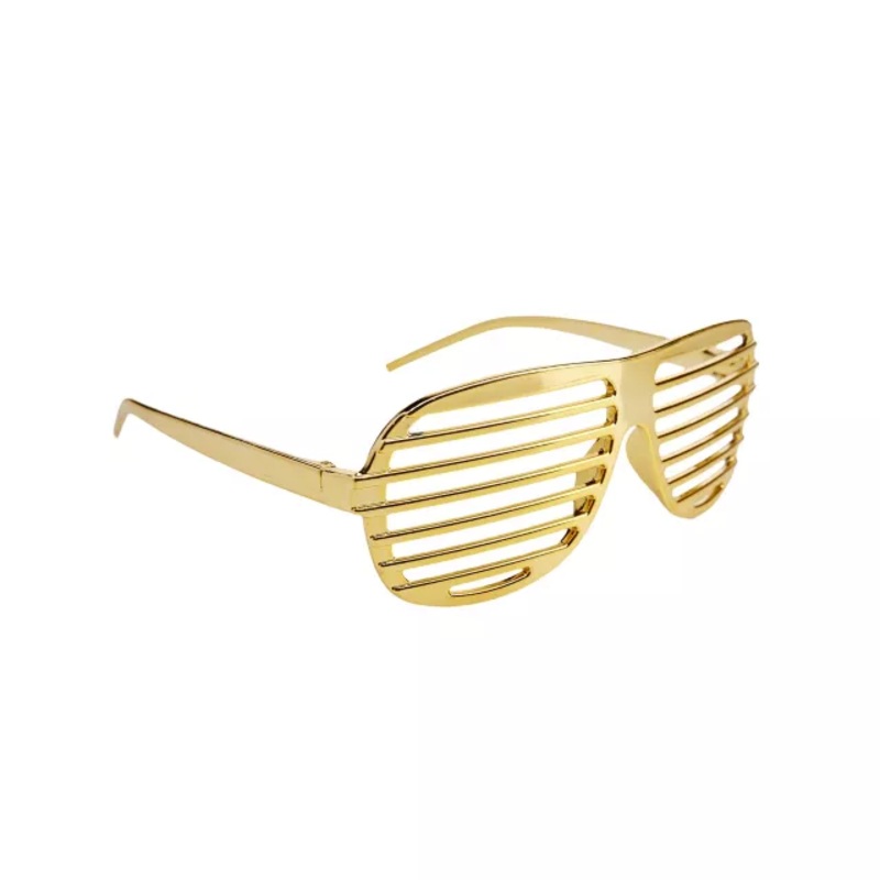 Gold Pimp Slot Glasses  ONE SIZE FITS MOST