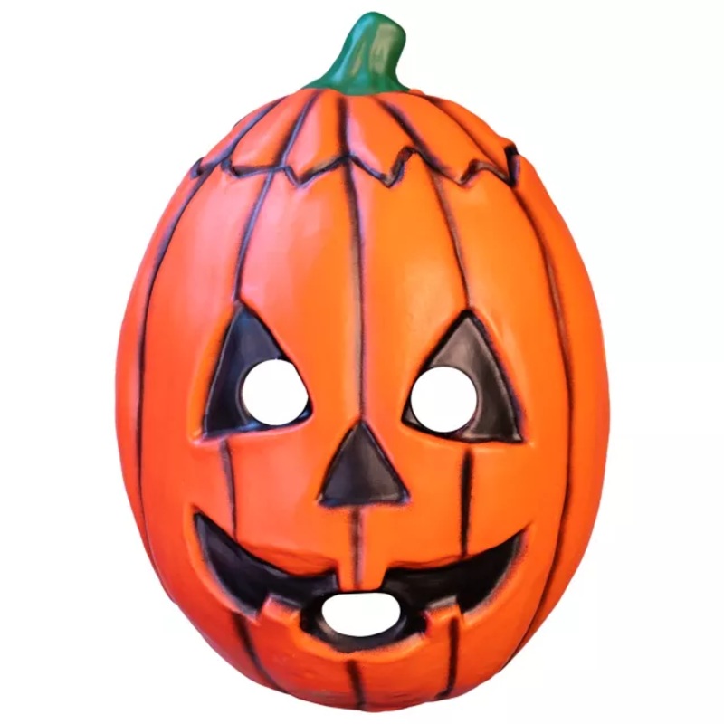 Halloween 3 Pumpkin Full Mask ORANGE ONE SIZE FITS MOST