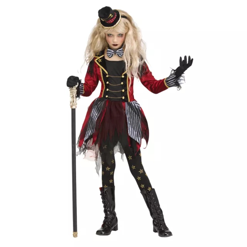 Kids Dark Ringmaster Costume BURGUNDY CHILD SMALL