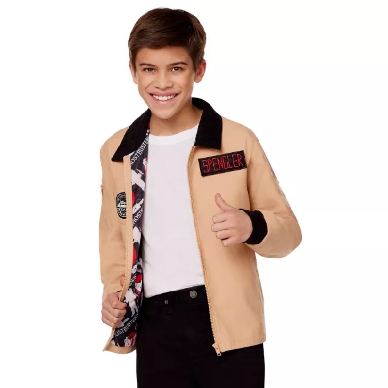 Kids Ghostbusters Jacket TAN CHILD EXTRA SM