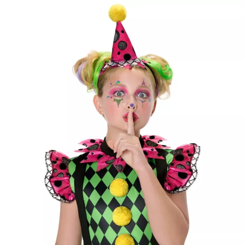 Kids Neon Clown Makeup Kit MULTI-COLOR