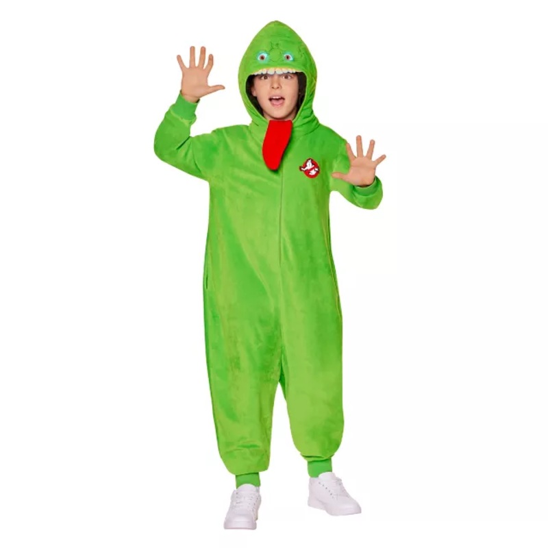 Kids Slimer Jumpsuit Costume - Ghostbusters GREEN CHILD SMALL
