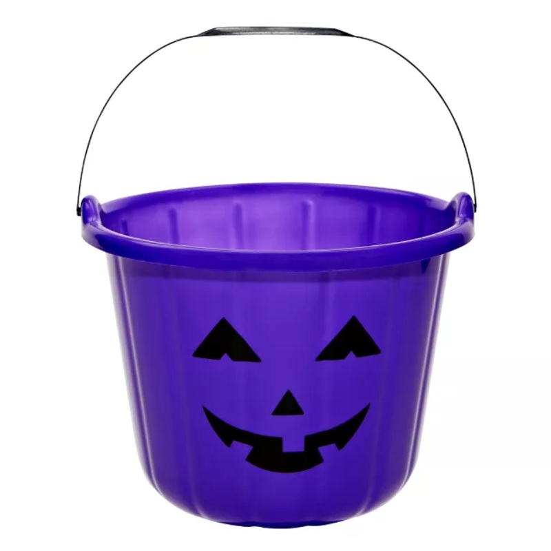 Purple Pumpkin Treat Bucket PURPLE