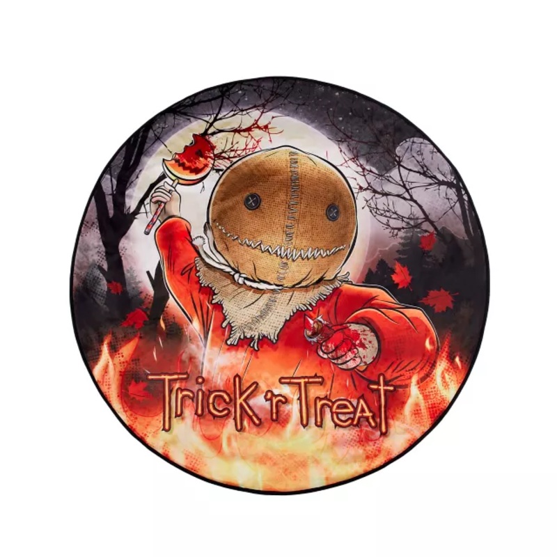 Round Sam Fleece Blanket - Trick 'r Treat MULTI-COLOR 60 IN X 60 IN