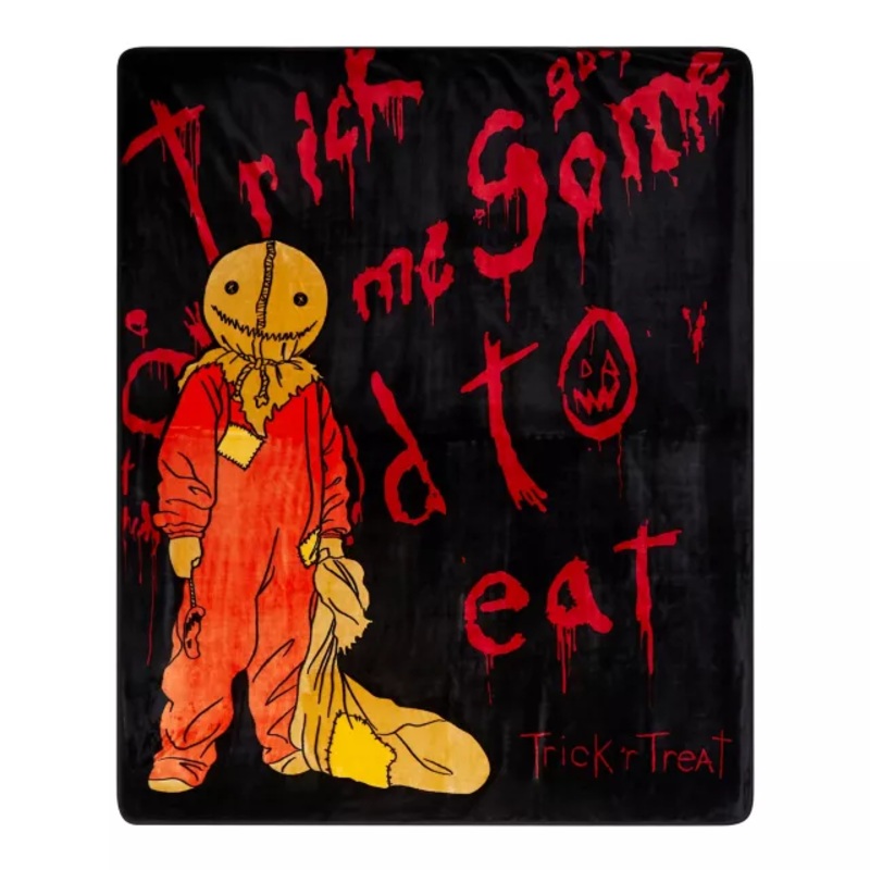 Sam Reversible Fleece Blanket - Trick 'r Treat MULTI-COLOR 60 IN X 50 IN