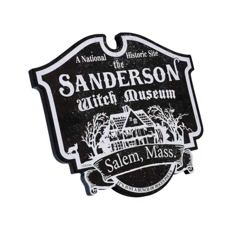 Sanderson Museum of Witchcraft Sign - Hocus Pocus BLACK