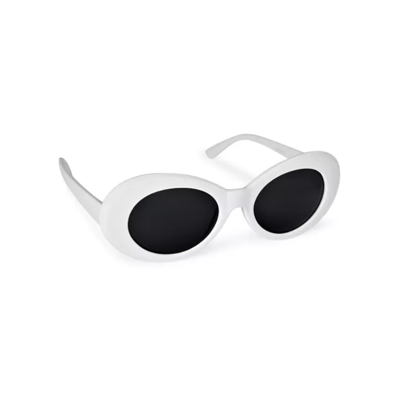 '60s White Sunglasses WHITE ONE SIZE FITS MOST