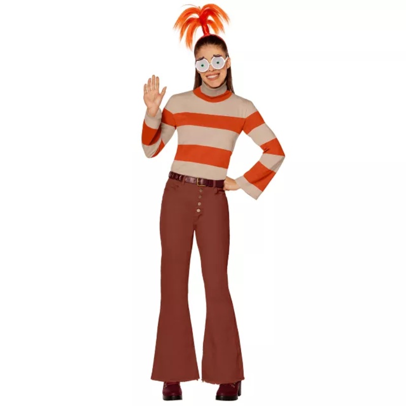 Adult Anxiety Costume Kit - Inside Out 2 MULTI-COLOR ADULT EX SMALL