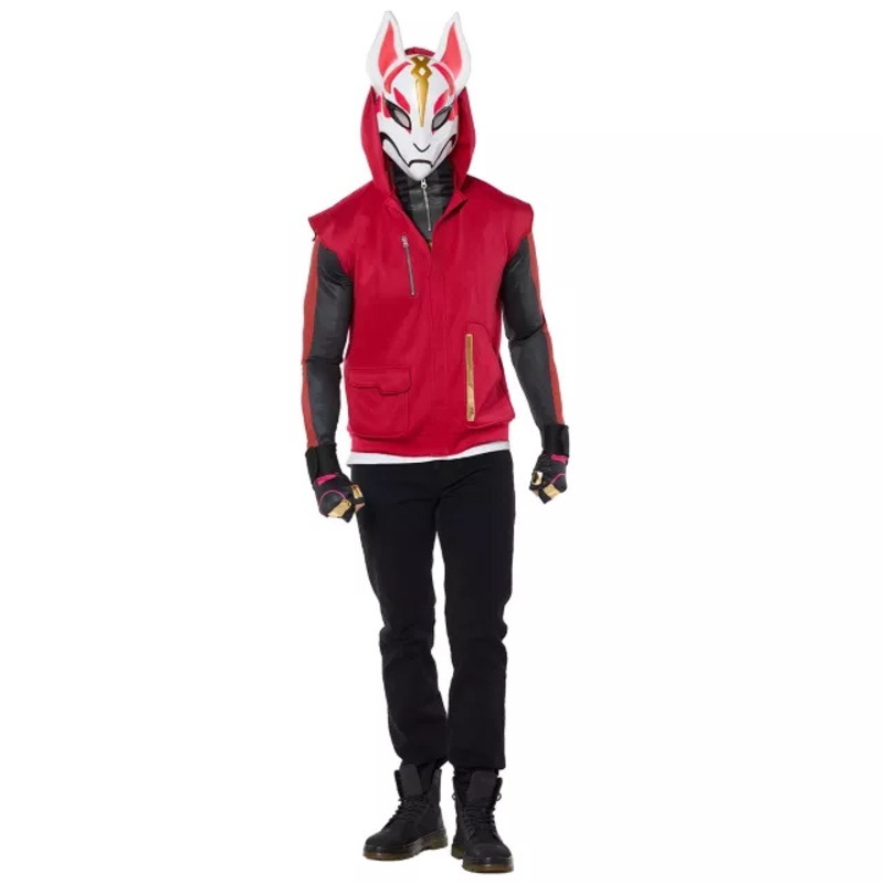 Adult Drift Costume - Fortnite MULTI-COLOR ADULT SMALL