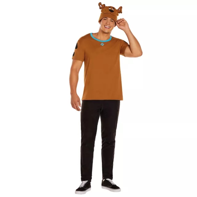 Adult Scooby-Doo Accessory Kit BROWN ADULT EX SMALL