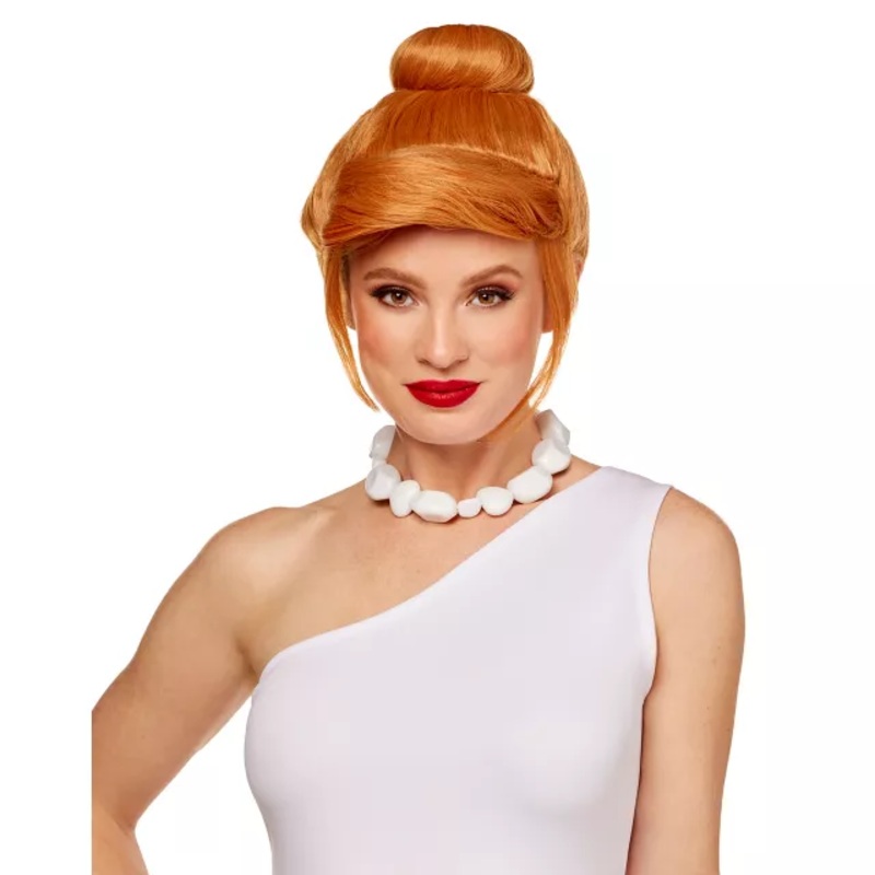 Adult Wilma Flintstone Wig - The Flintstones RED ONE SIZE FITS MOST