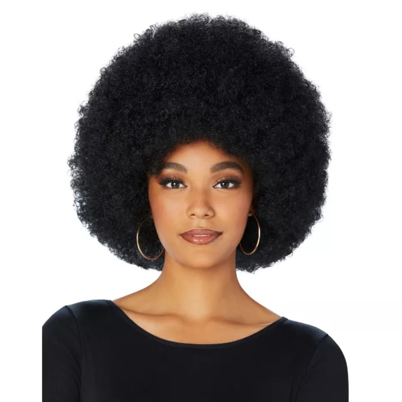 Black Afro Wig BLACK ONE SIZE FITS MOST
