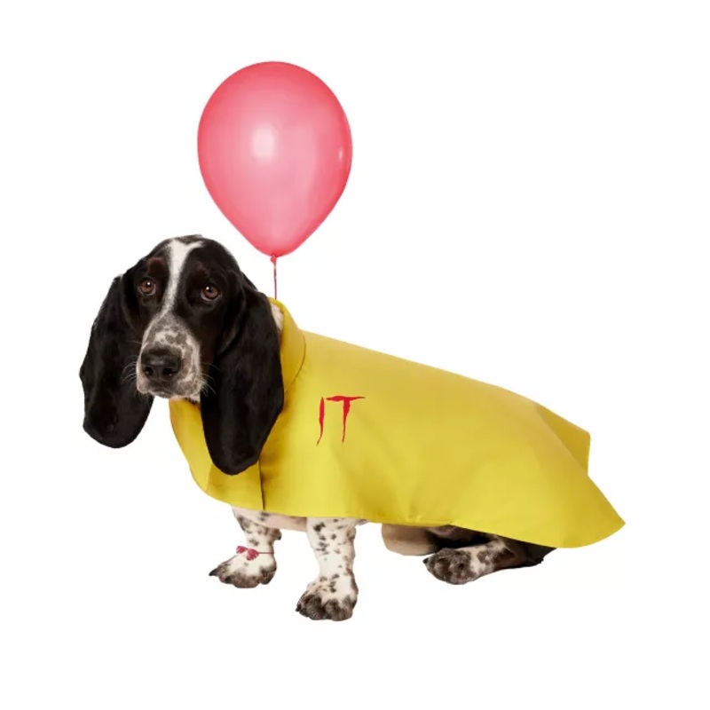 Georgie Raincoat Pet Costume - It YELLOW PET SMALL