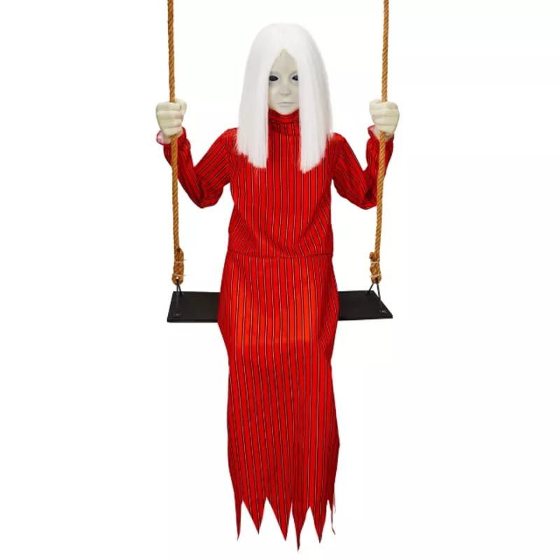 Ghostly Swing Girl Static Prop