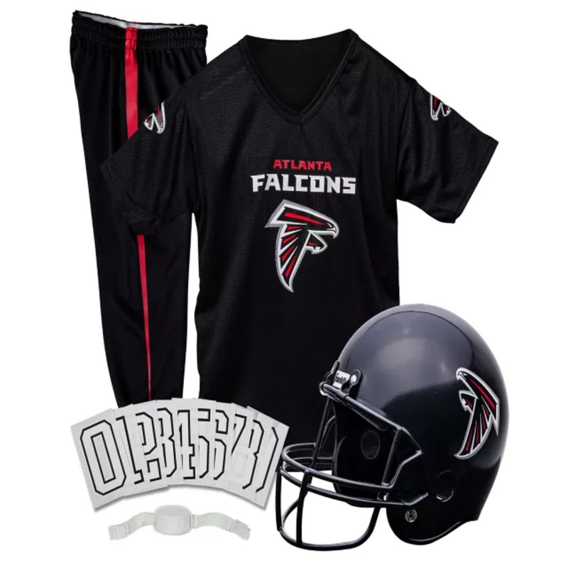 Kids Atlanta Falcons NFL Deluxe Uniform Costume - Franklin Sports PURPLE YOUTH SMALL
