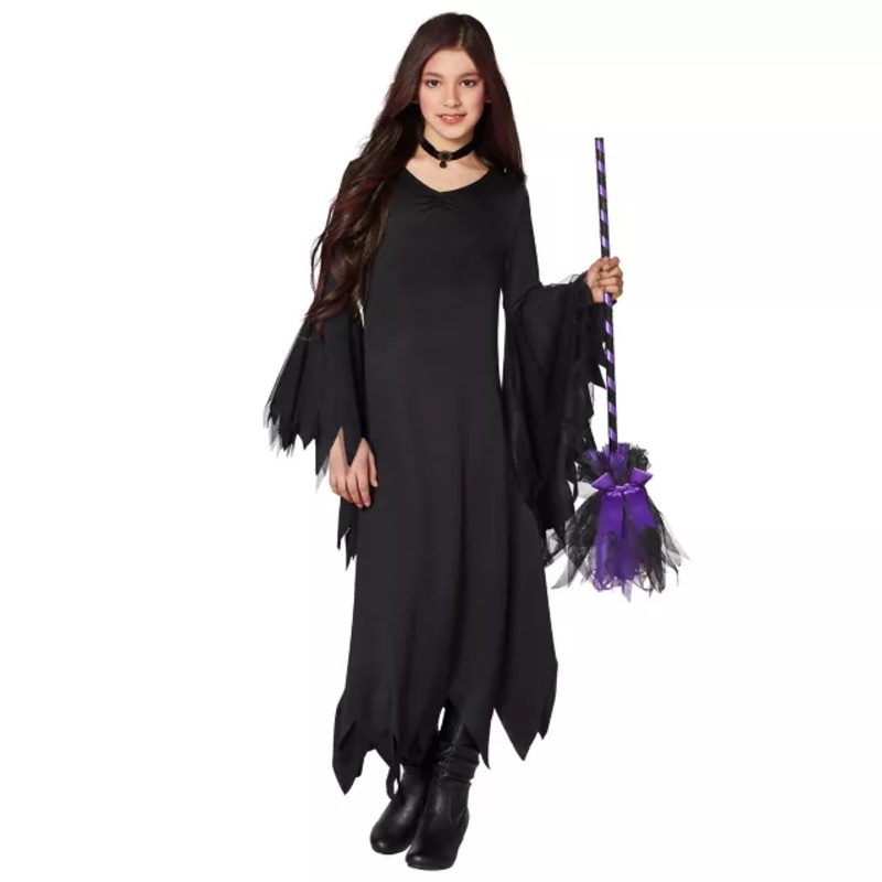 Kids Basic Witch Costume BLACK CHILD SMALL