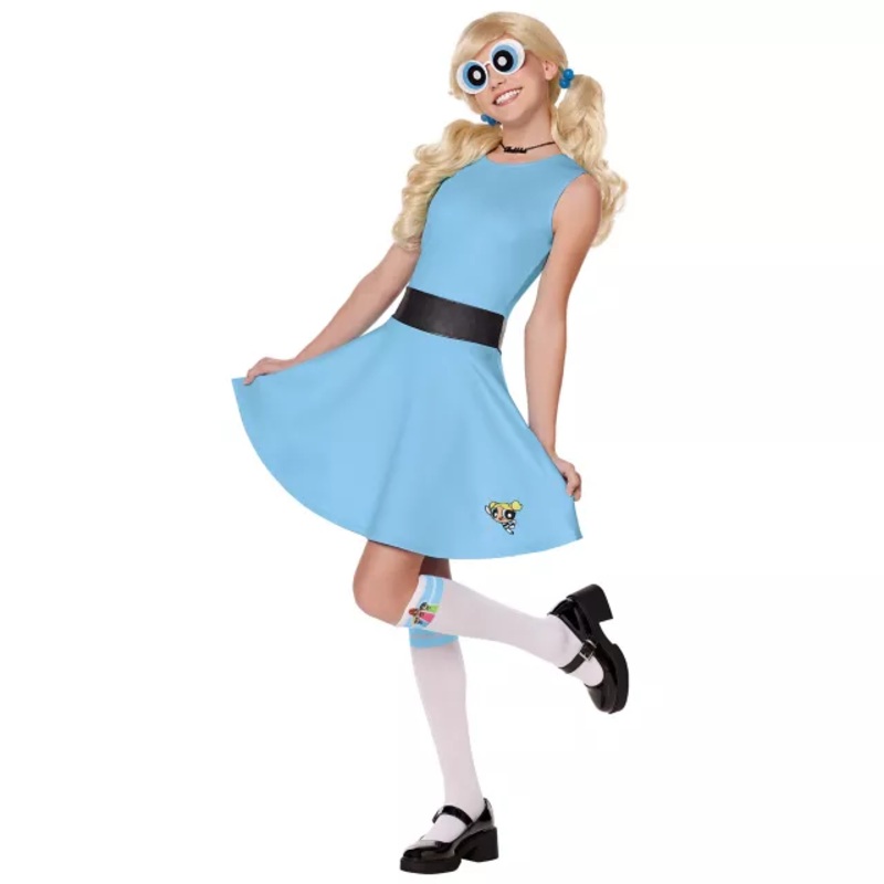 Kids Bubbles Dress Costume - The Powerpuff Girls BLUE CHILD SMALL