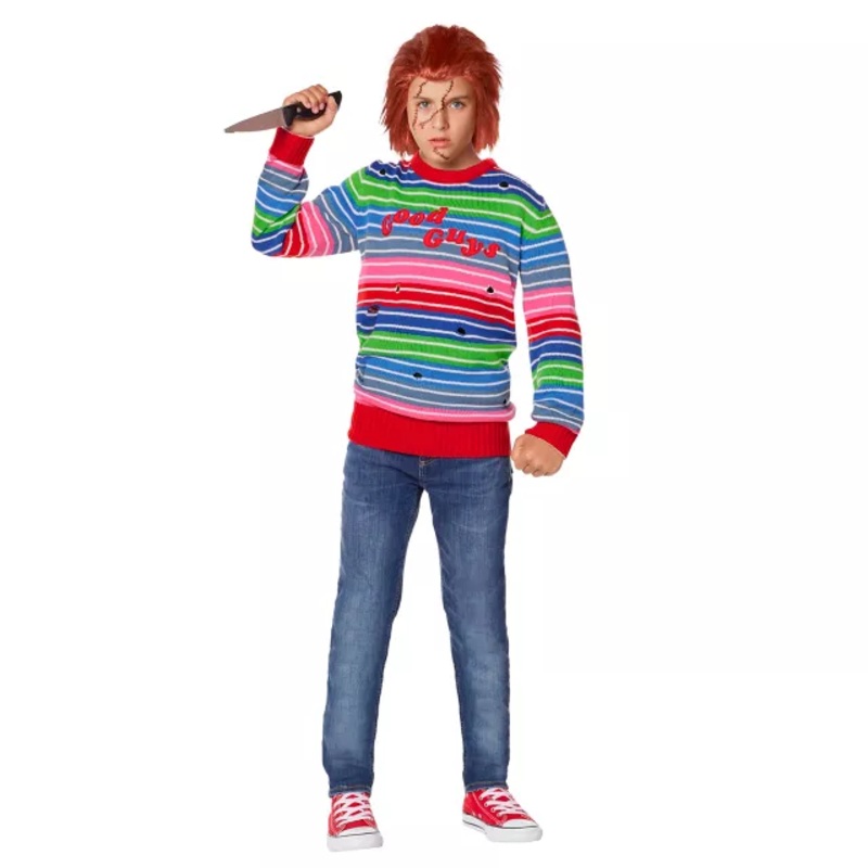 Kids Chucky Good Guys Costume Kit MULTI-COLOR CHILD SMALL