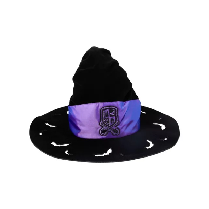 Kids Deluxe Coven Witch Hat BLACK AND PURPLE CHILD ONE SIZE