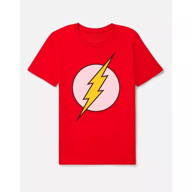 The Flash T Shirt - DC Comics RED ADULT SMALL