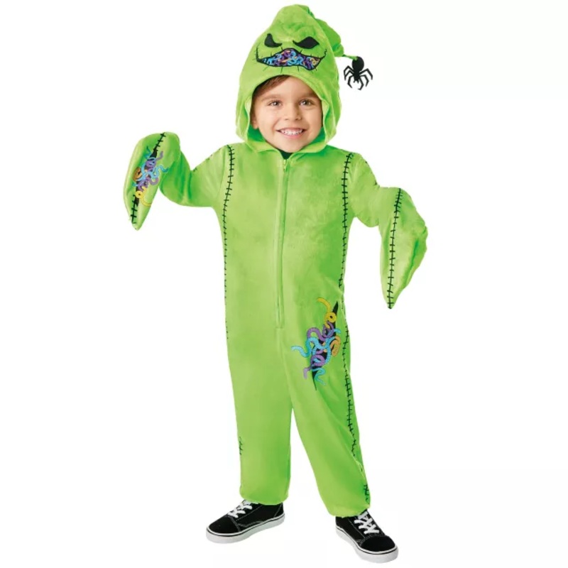 Toddler Oogie Boogie Jumpsuit Costume - The Nightmare Before Christmas GREEN 2T