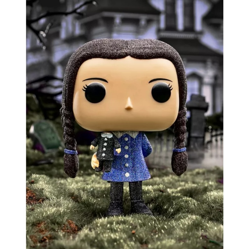 Wednesday Addams Diamond Glitter Funko POP! Figure - The Addams Family MULTI-COLOR