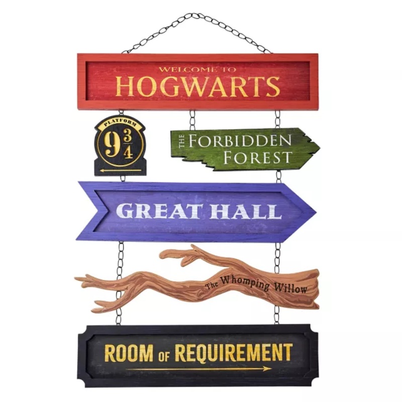 Welcome to Hogwarts Direction Sign - Harry Potter MULTI-COLOR