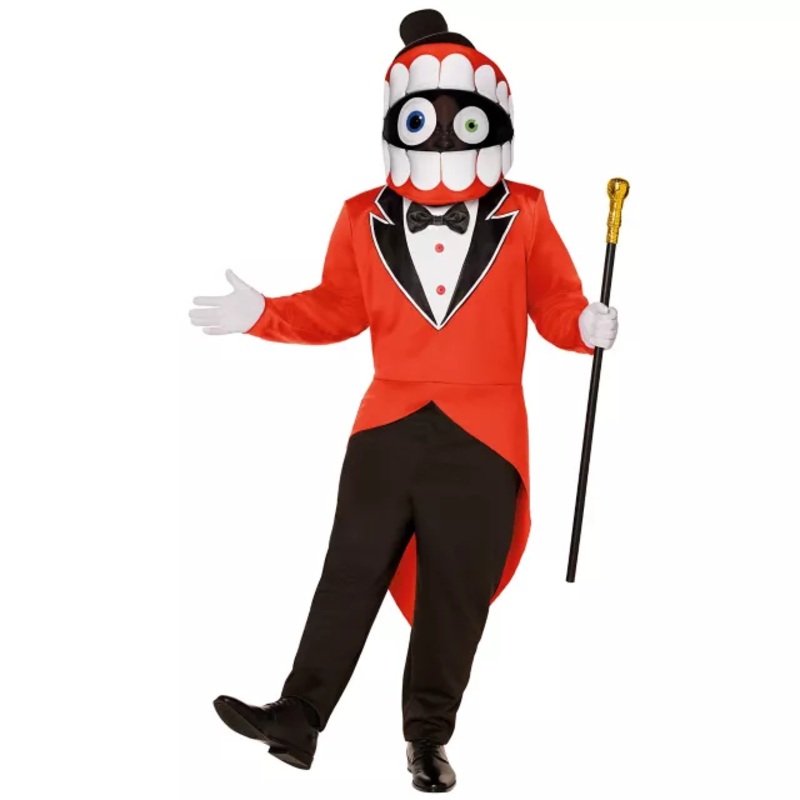 Adult Caine Plus Size Costume - The Amazing Digital Circus RED 2X