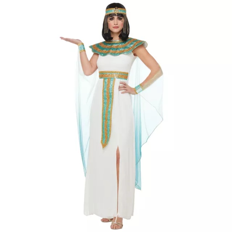 Adult Cleopatra Costume WHITE ADULT EX SMALL