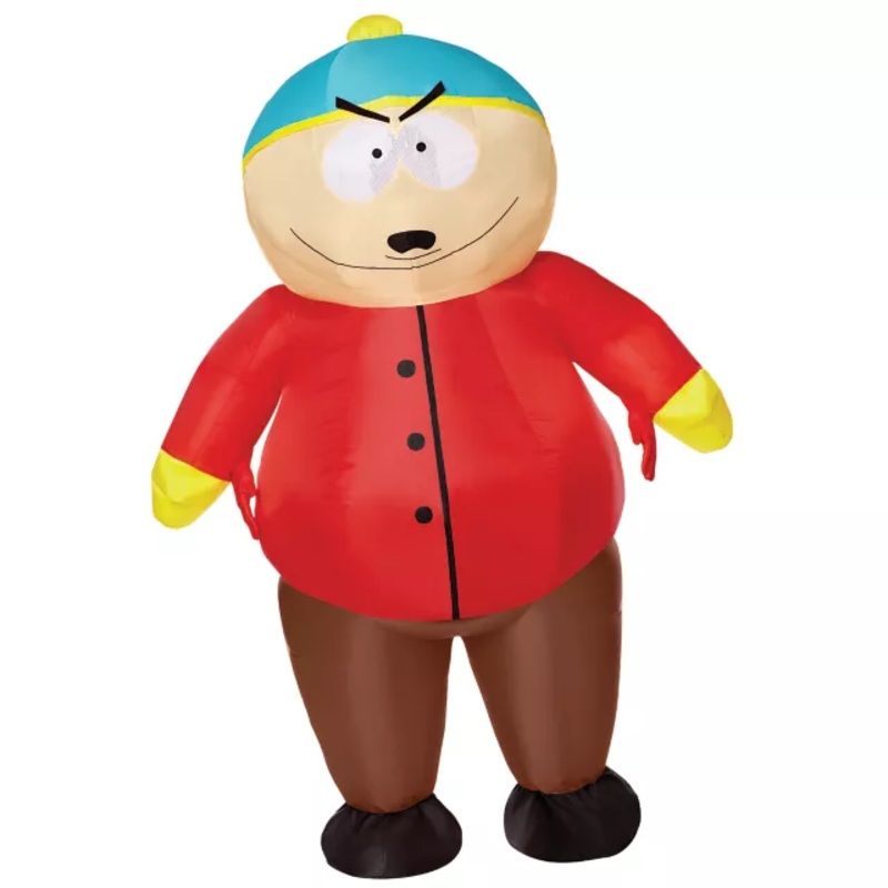 Adult Eric Cartman Inflatable Costume - South Park YELLOW/BLACK/RED ONE SIZE FITS MOST