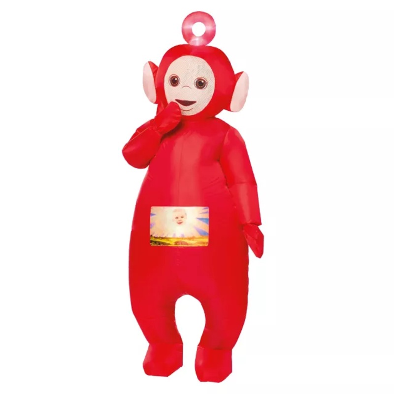 Adult Po Inflatable Costume - Teletubbies RED ONE SIZE FITS MOST