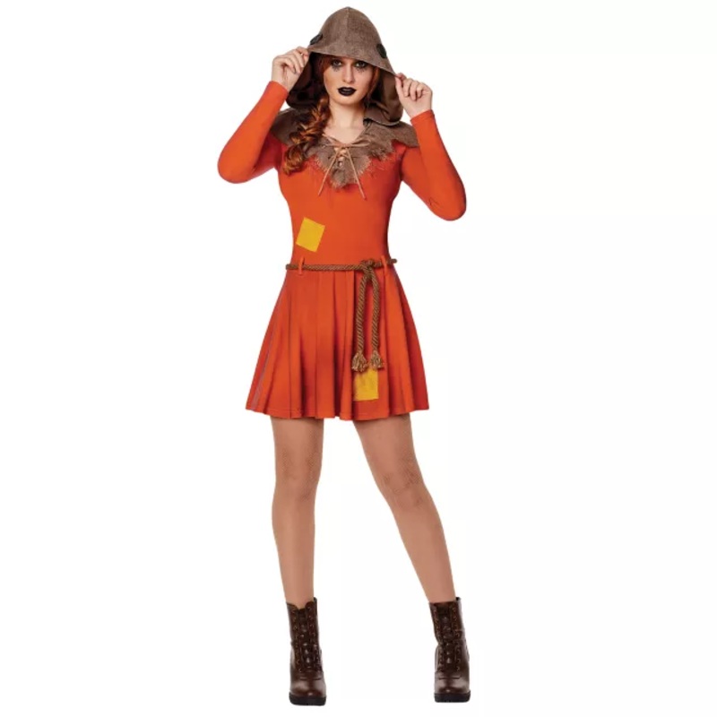 Adult Sam Costume - Trick r Treat ORANGE ADULT SMALL