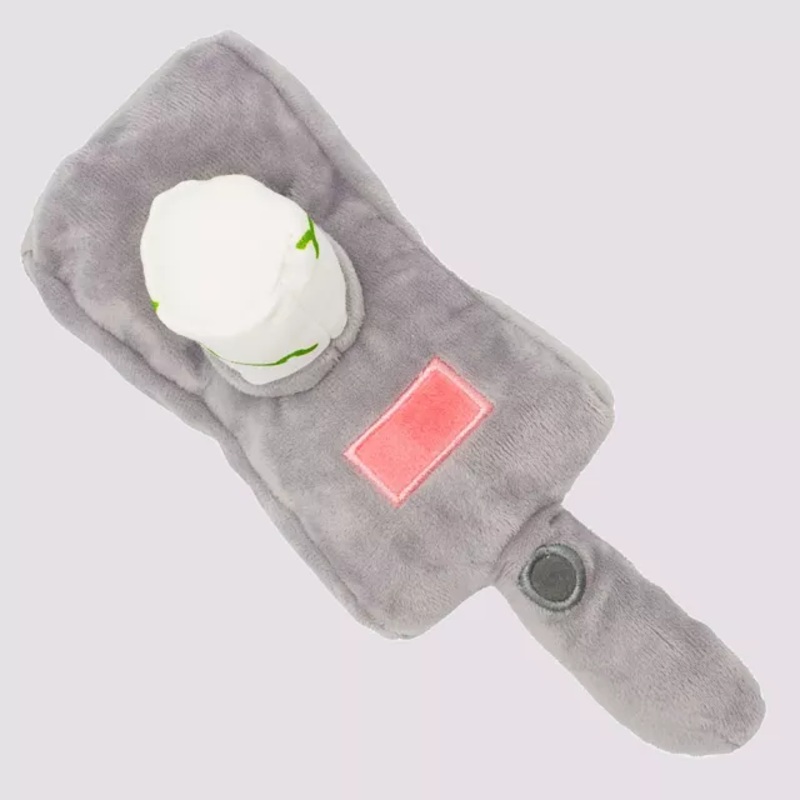 Buckle-Down Portal Gun Dog Toy - Rick and Morty GRAY ONE SIZE FITS MOST
