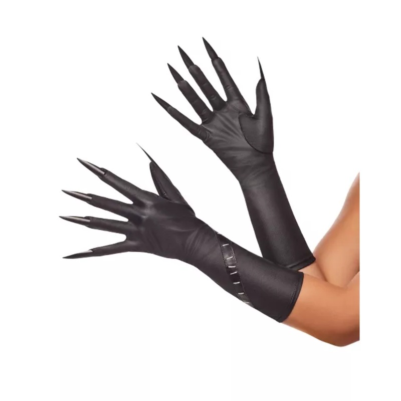 Catwoman Claw Gloves - DC Villains BLACK ONE SIZE FITS MOST