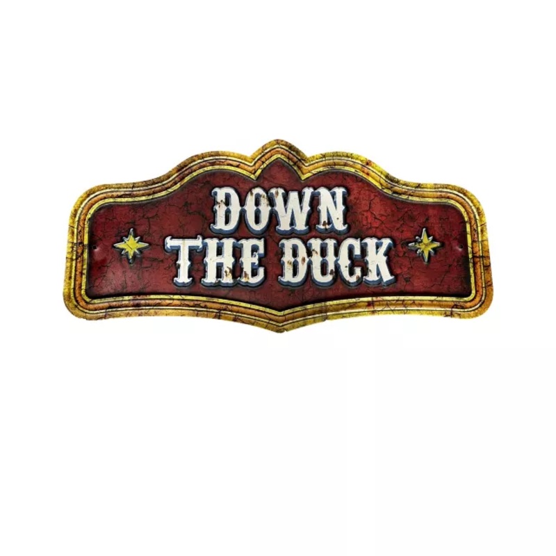 Down The Duck Carnevil Sign