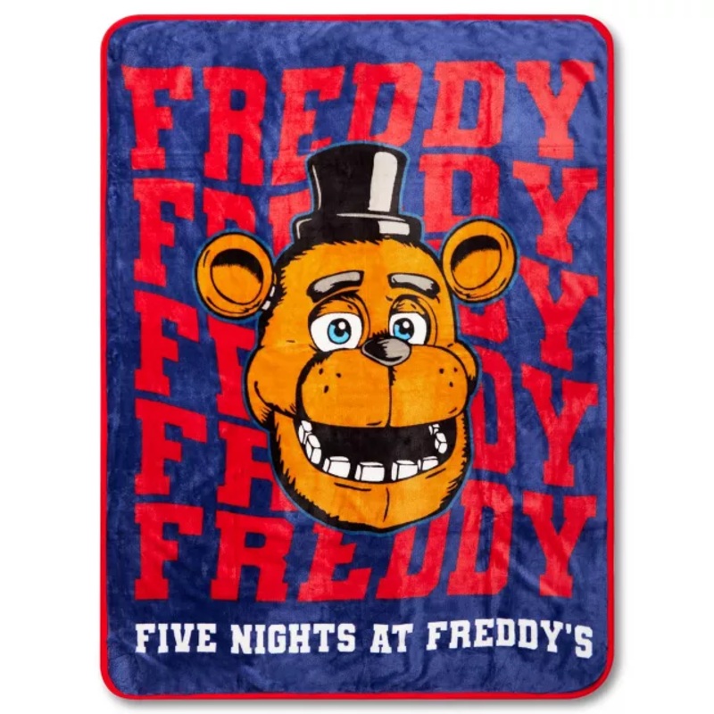 Freddy Fazbear Fleece Blanket - Five Nights at Freddy's MULTI-COLOR 60 IN X 50 IN