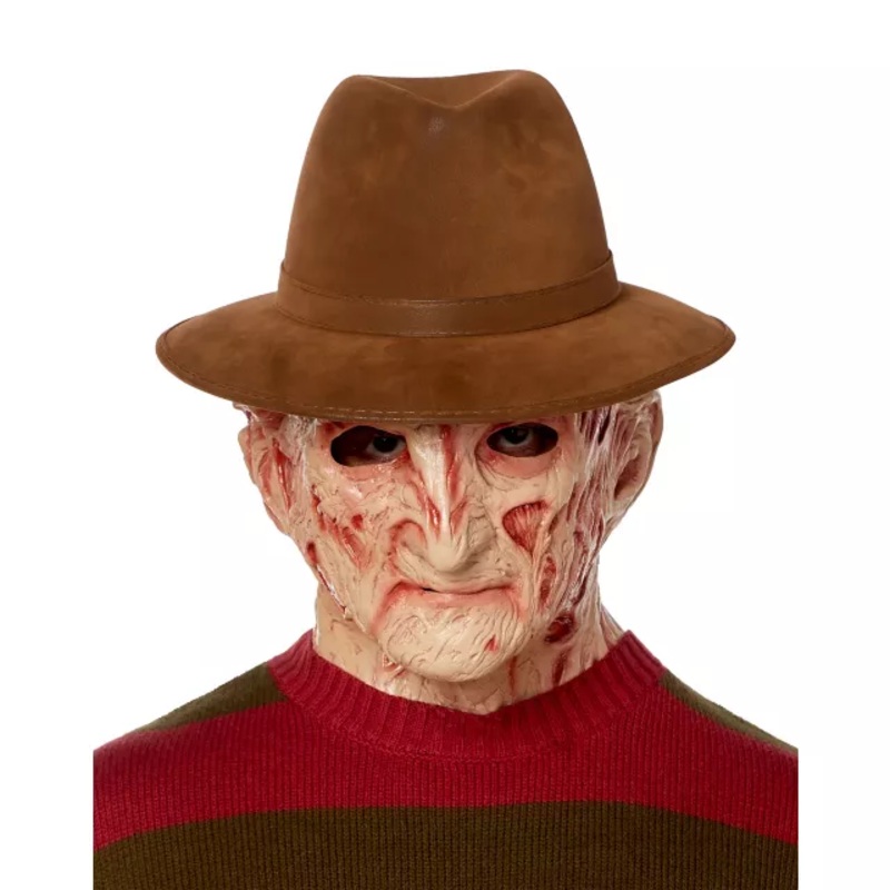 Freddy Krueger Full Mask Deluxe - A Nightmare on Elm Street  ONE SIZE FITS MOST