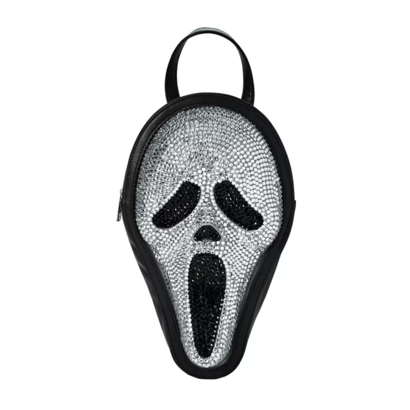 Ghost Face Bling Mini Backpack BLACK ONE SIZE FITS MOST