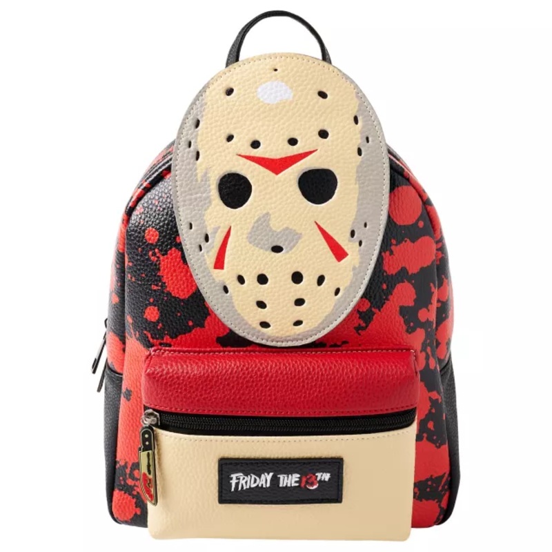 Jason Voorhees Mini Backpack - Friday the 13th BLACK AND RED ONE SIZE FITS MOST