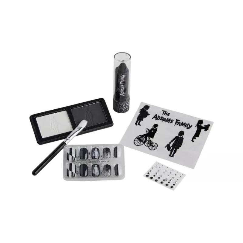 Kids Wednesday Makeup Kit - The Addams Family BLACK AND WHITE ONE SIZE FITS MOST