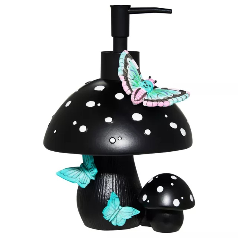 Mushroom and Butterfly Soap Dispenser MULTI-COLOR