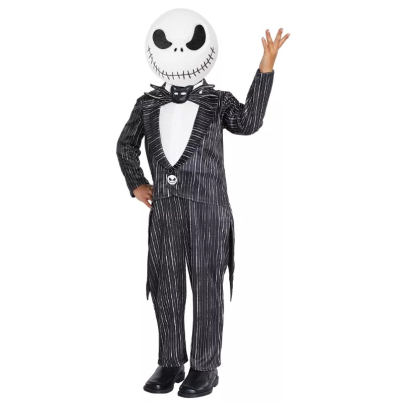 Toddler Jack Skellington Costume - The Nightmare Before Christmas BLACK AND WHITE 2T
