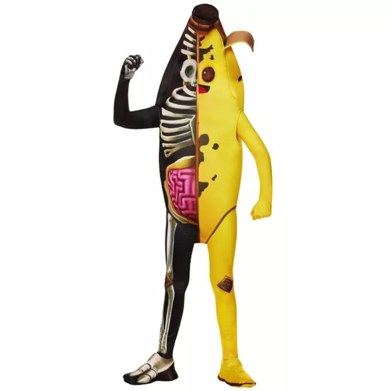 Youth Peely Bone Costume - Fortnite YELLOW CHILD SMALL