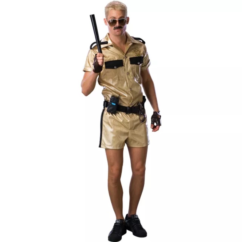 Adult Lieutenant Dangle Costume Deluxe - Reno 911 TAN ONE SIZE FITS MOST